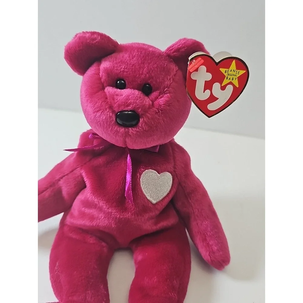 RARE 1st Edition Valentina Beanie Baby 1998 MULTIPLE ERRORS Tag Year Error 98/99